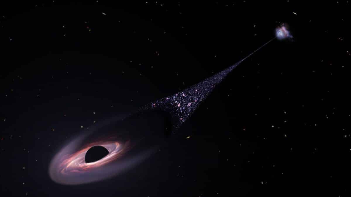 Hubble discovers black hole