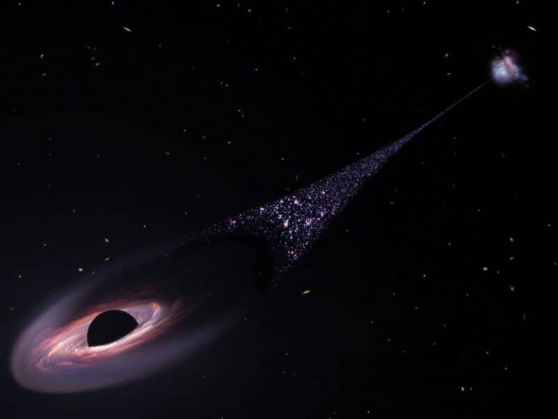 Hubble discovers black hole