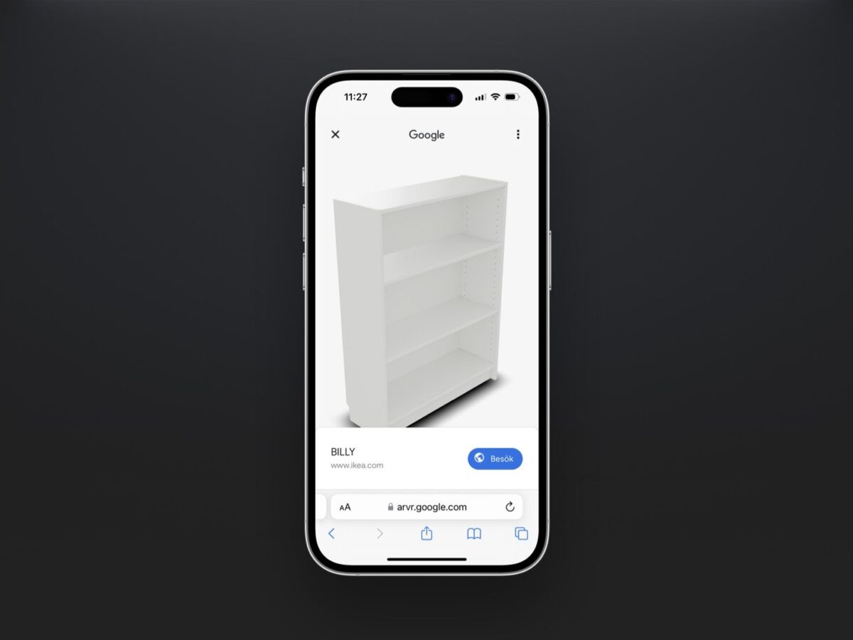 Ikea's products can now be viewed in 3D on Google