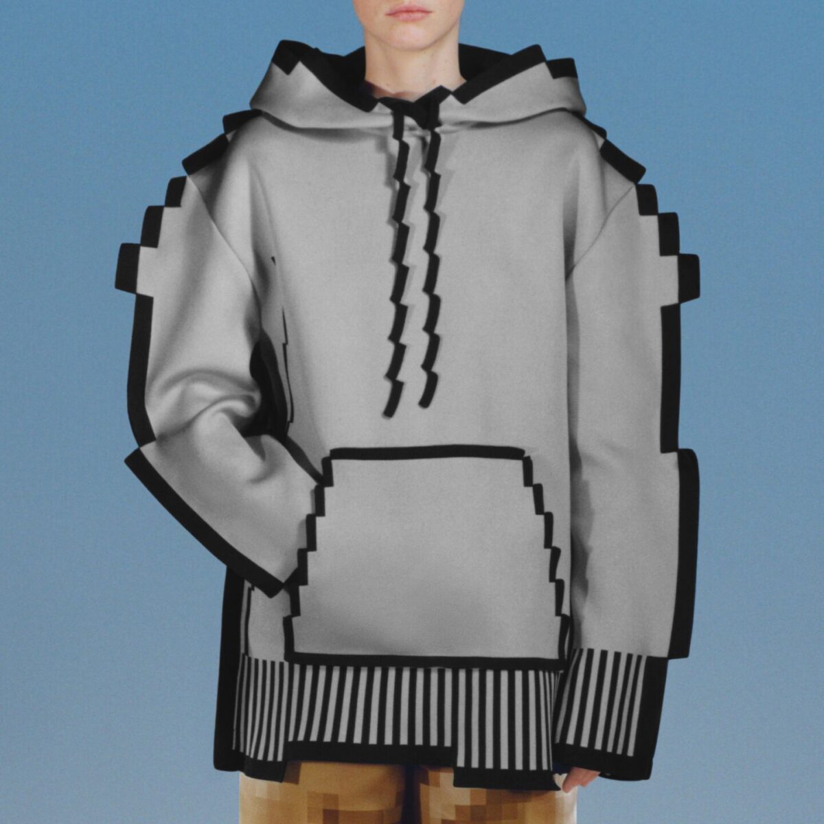Loewe pixel hoodie