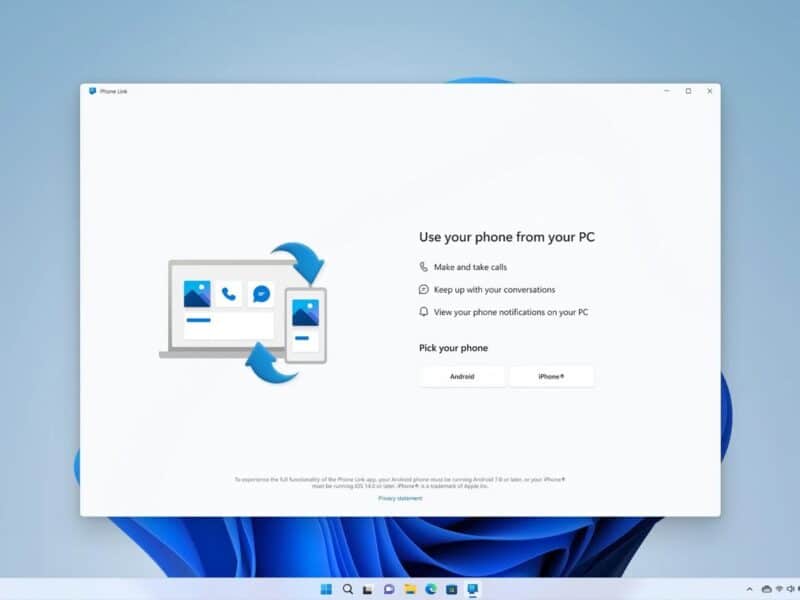 Microsoft's Phone Link gets support for iOS