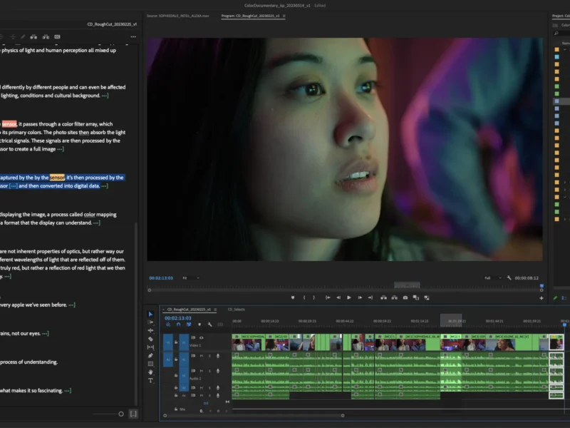 New Text Based Editing in Adobe Premiere