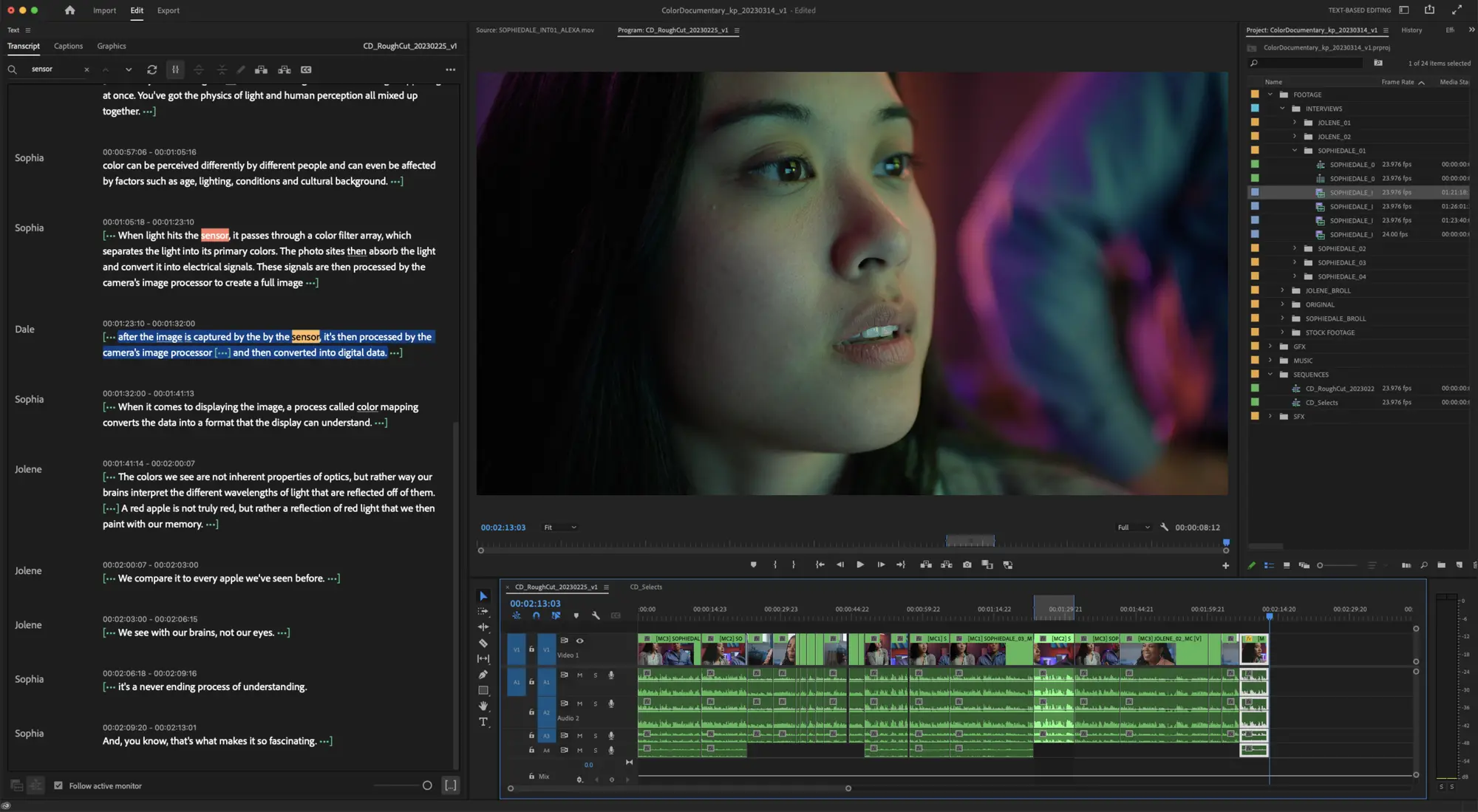 New Text Based Editing in Adobe Premiere