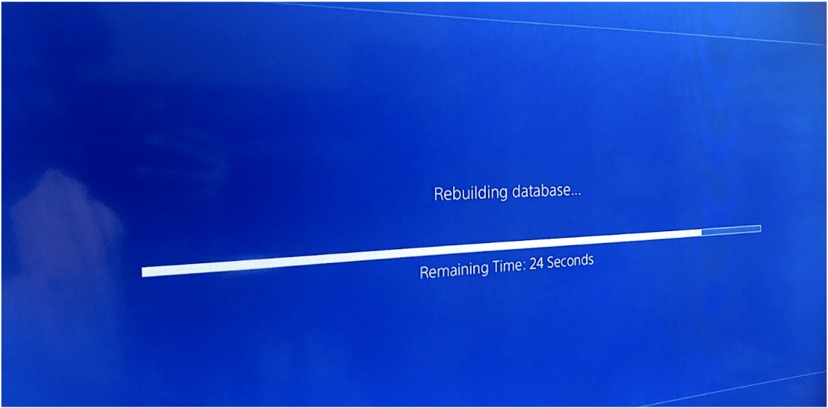 Rebuild PS4 database