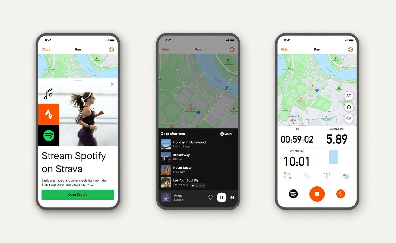 Strava gets Spotify integration