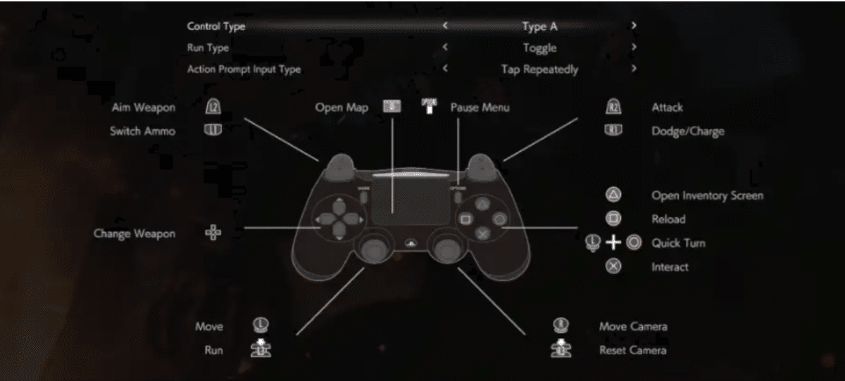 RE4 Remake, Control Settings Guide