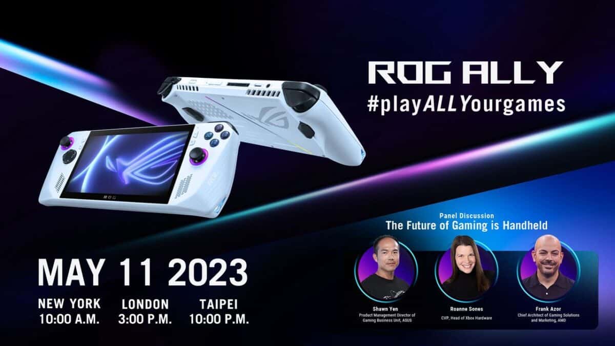 launch event for the ROG Ally