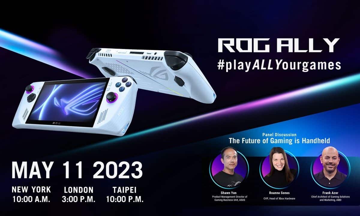 launch event for the ROG Ally