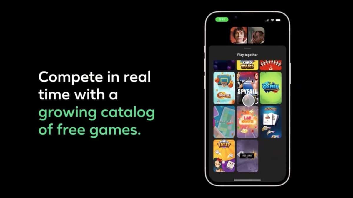play games during video calls on Messenger