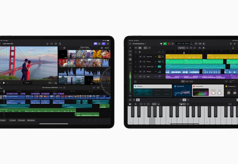 Final Cut Pro and Logic Pro are released for iPad
