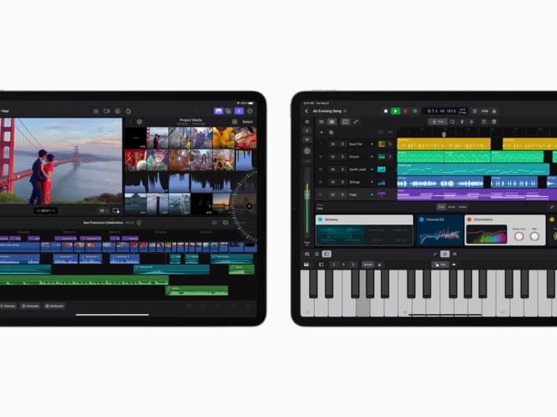 Final Cut Pro and Logic Pro for iPad