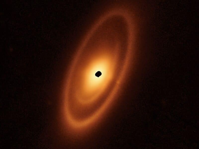 James Webb photographs asteroid belt around star Fomalhaut