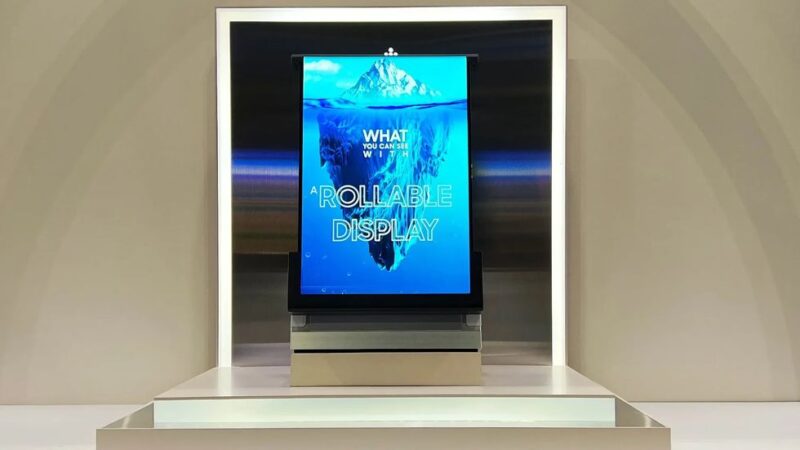 Samsung showcases a rollable OLED display - Gadget Advisor