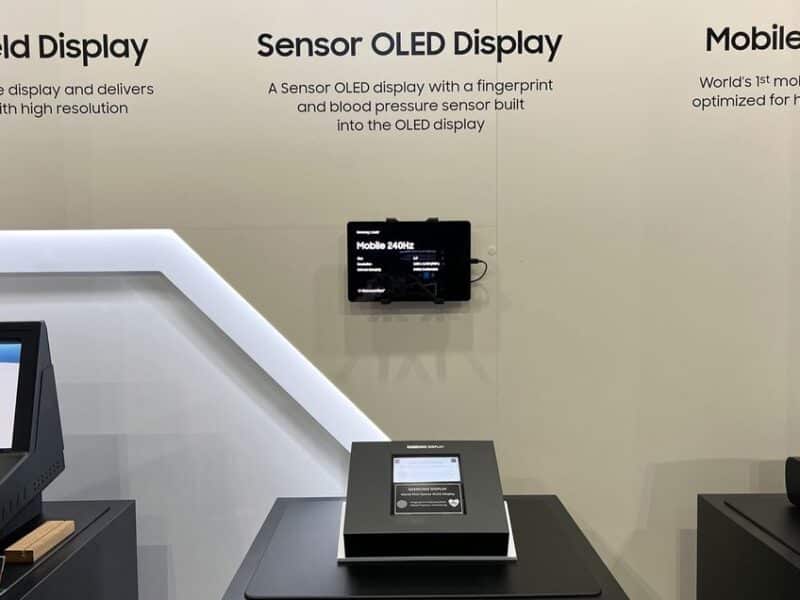 New OLED screen from Samsung can measure your pulse