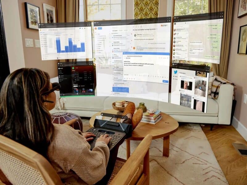 Spacetop is an augmented reality laptop