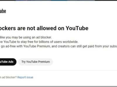 YouTube starts blocking ad blockers