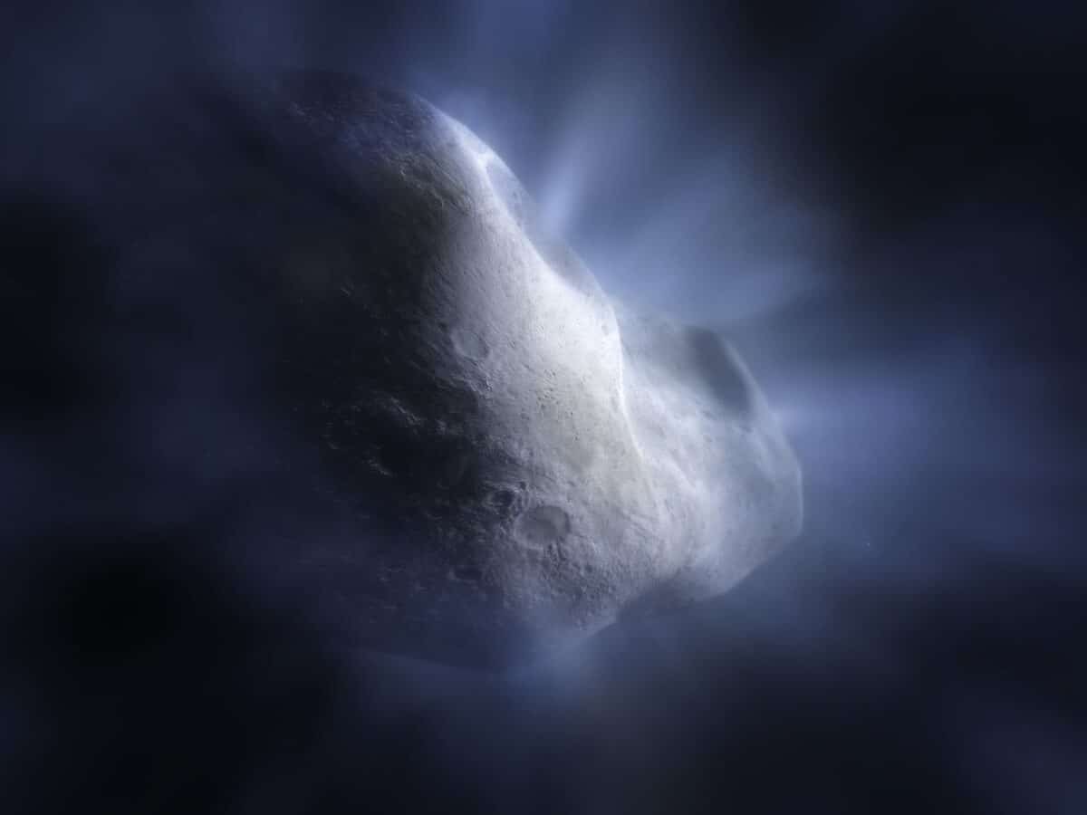 James Webb observes water on a comet