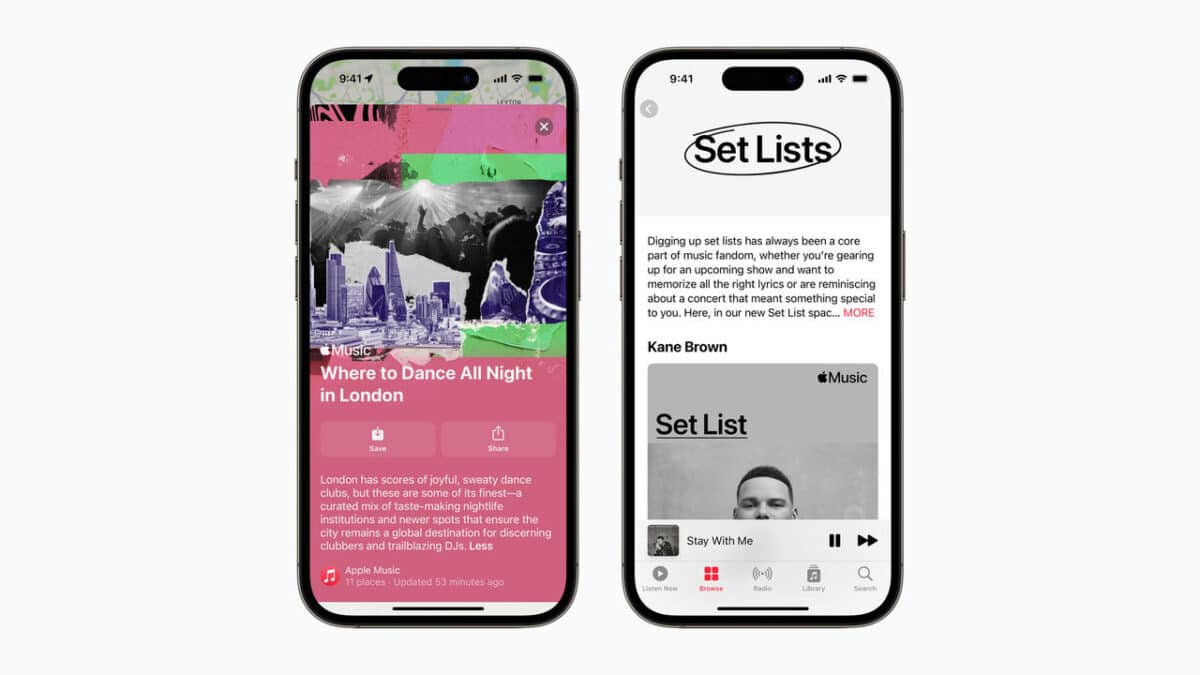 search for concerts in Apple Music