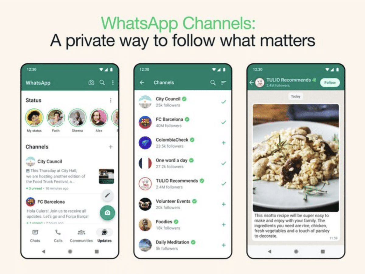 WhatsApp channels