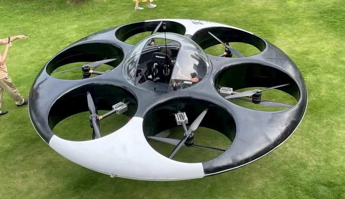 the world's first round eVTOL vehicle