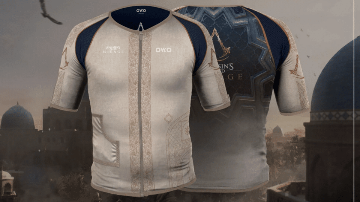 A haptic gaming shirt for Assassin's Creed Mirage