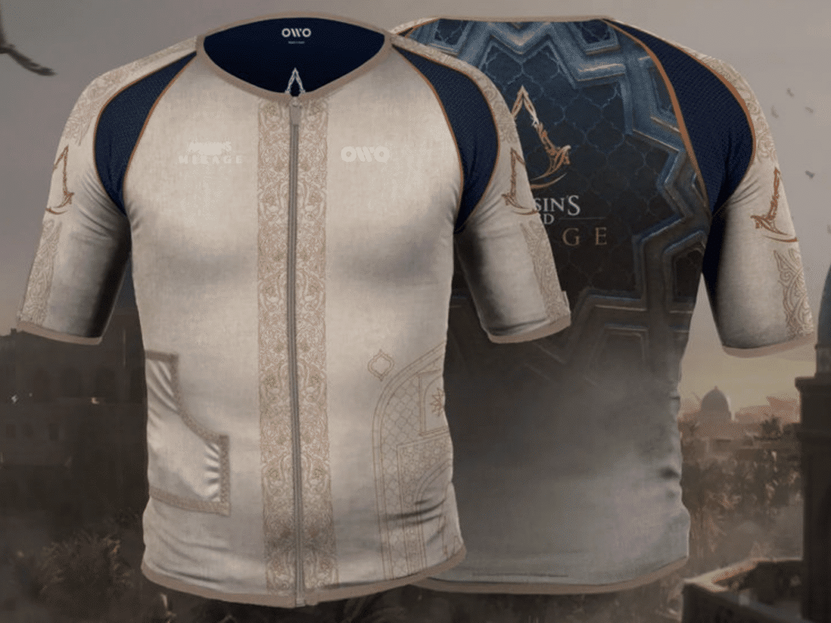 A haptic gaming shirt for Assassin's Creed Mirage