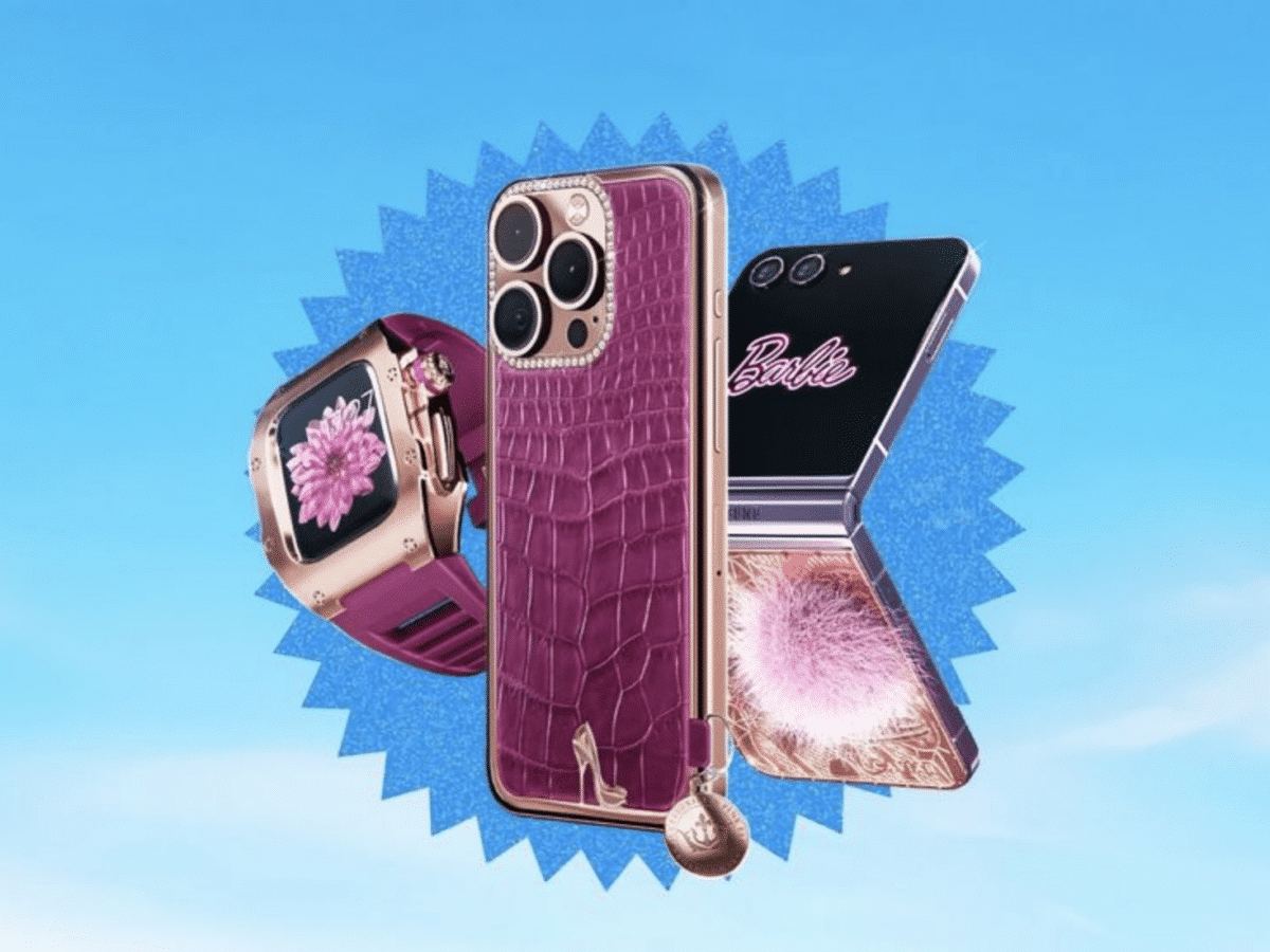 Caviar releases flashy Barbiecore phones