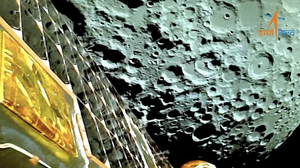 Chandrayaan-3 photo of the moon