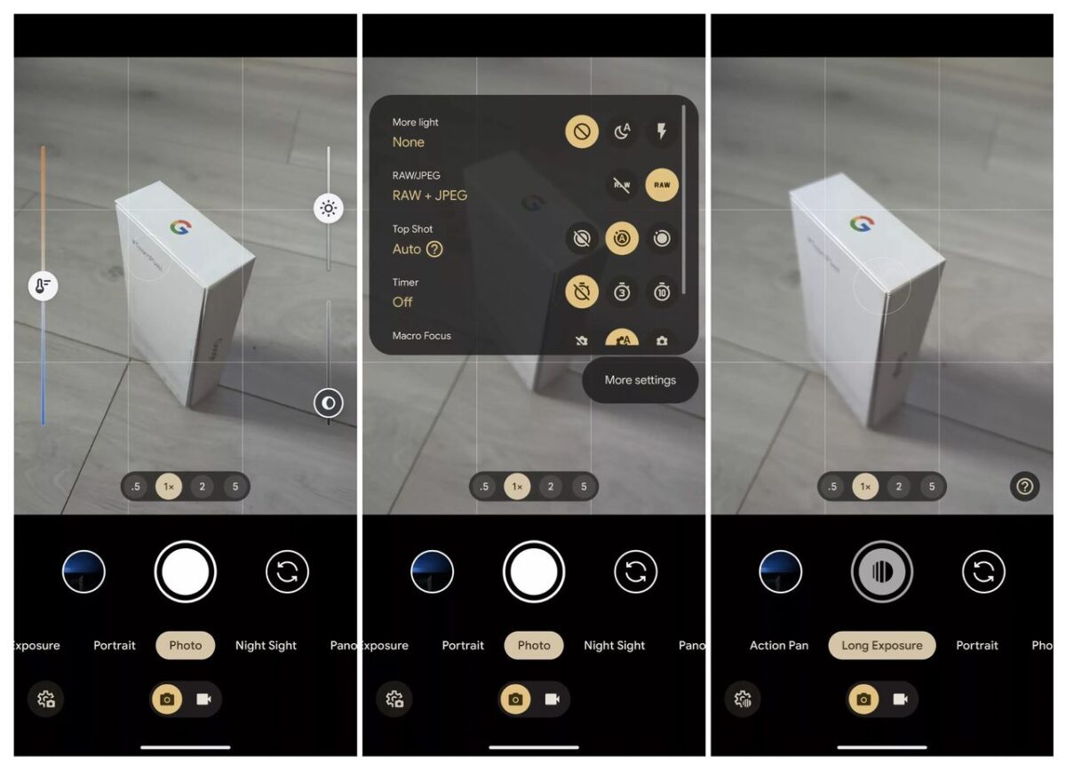 Google's camera app is getting a new interface