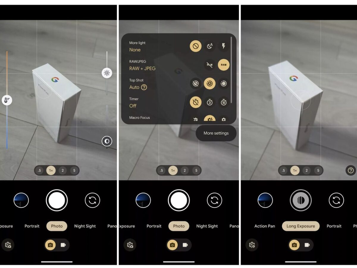 Google's camera app is getting a new interface