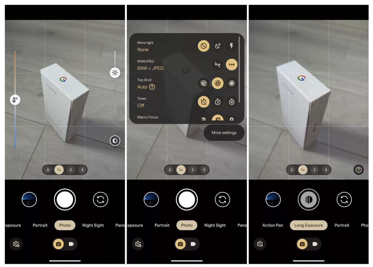 Google's camera app is getting a new interface