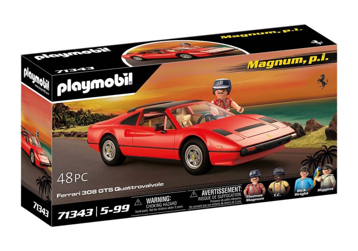 Playmobil creates sets with Magnum, P.I.