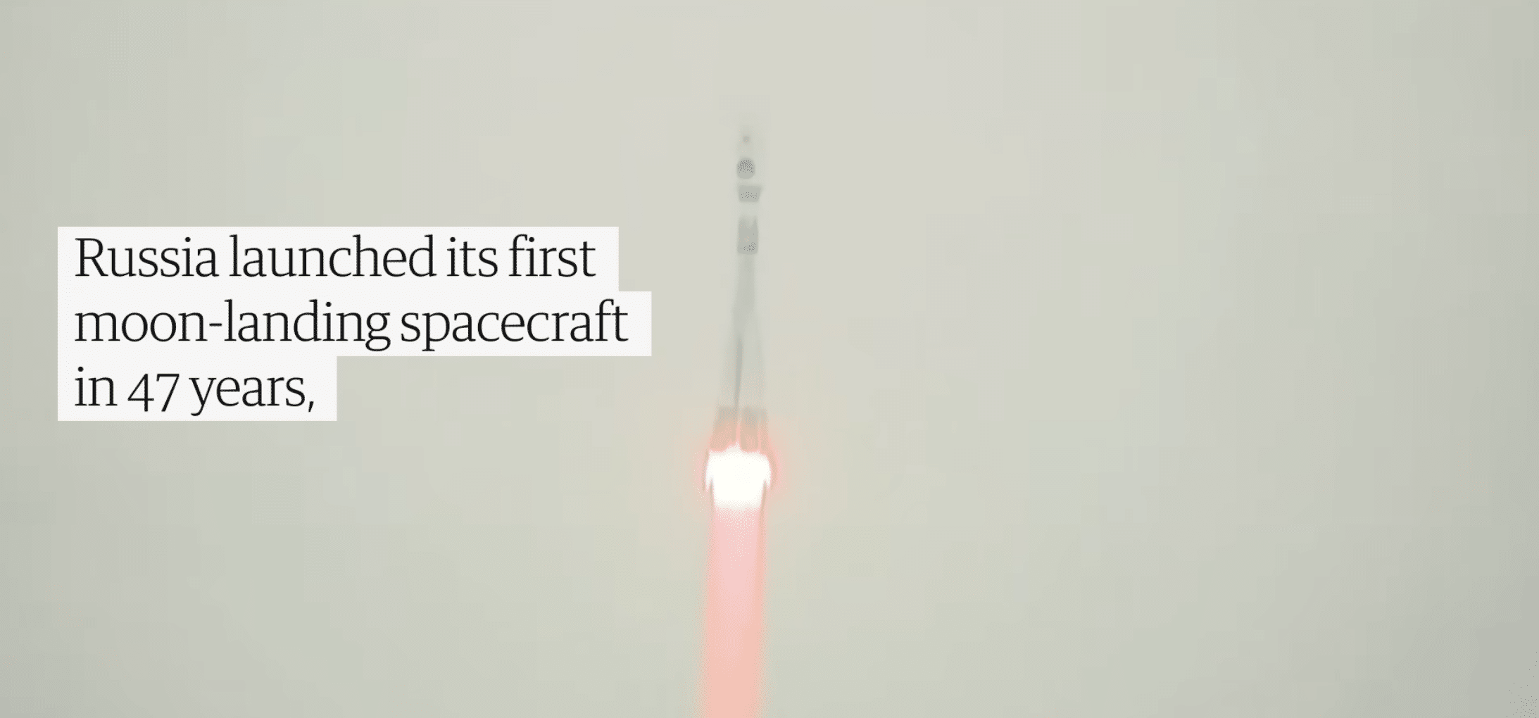 Russia launches Luna-25 mission