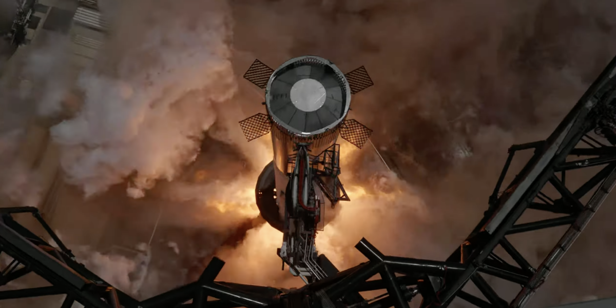 Starship Super Heavy Static Fire