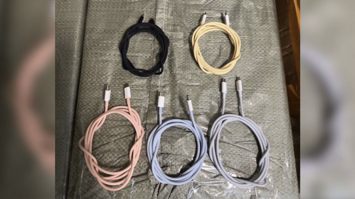iPhone 15 could get color-matched USB-C cables