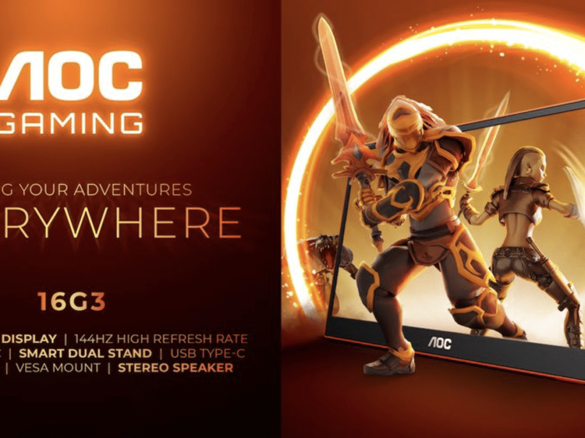 AOC releases a portable gaming monitor
