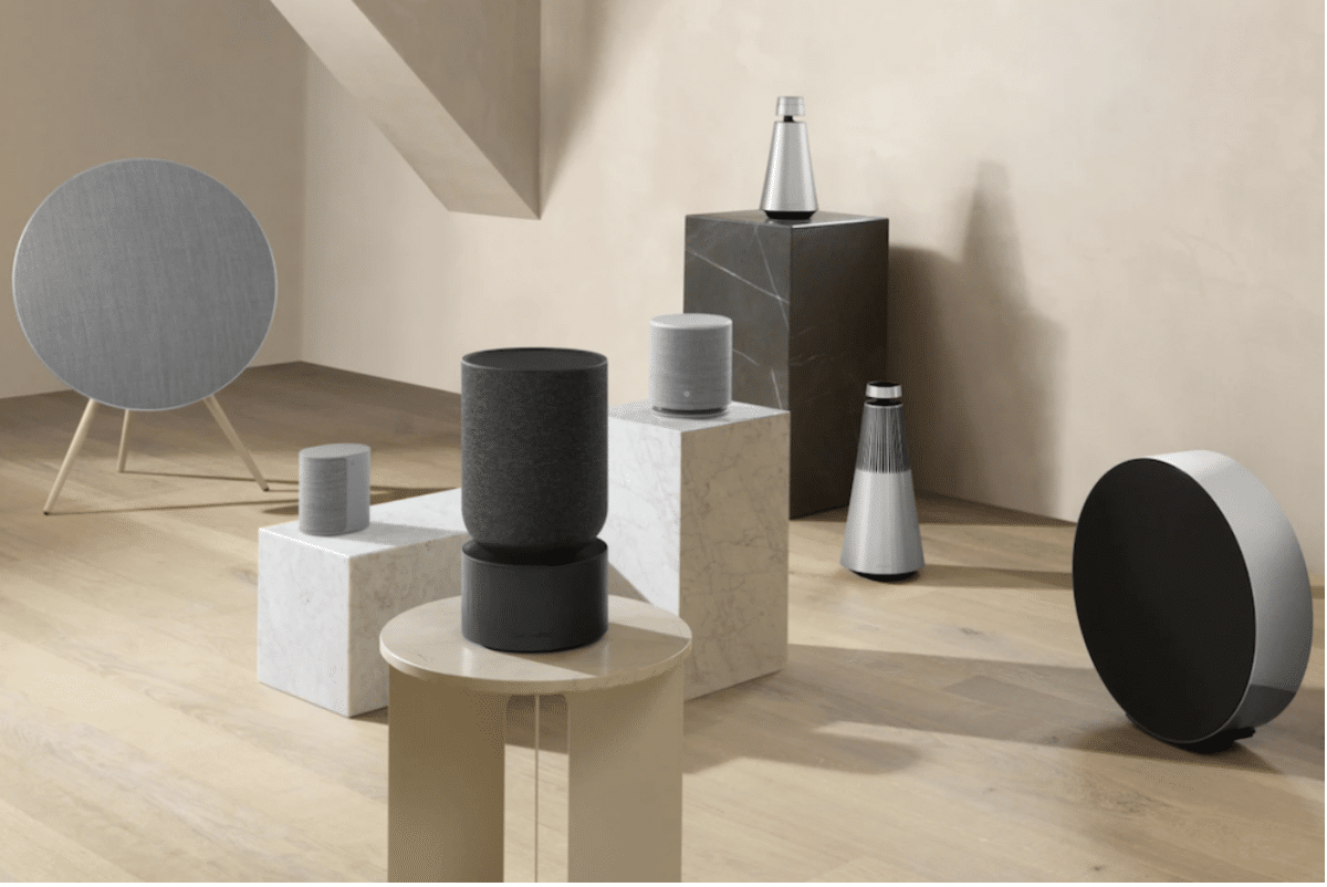 Bang & Olufsen's diverse range of speakers