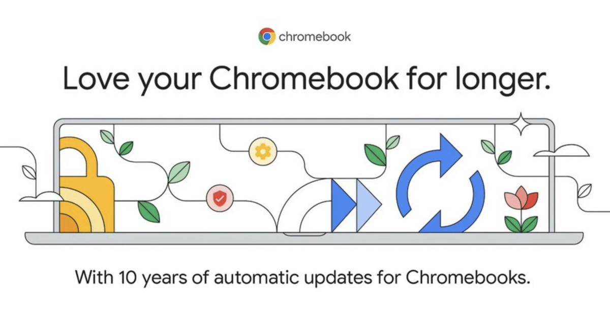 Google promises ten years of updates for Chromebooks