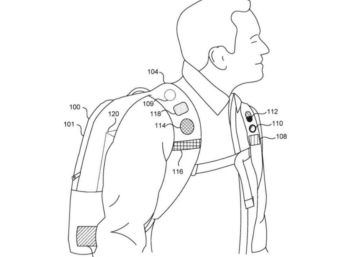 Microsoft patents backpack filled with sensors