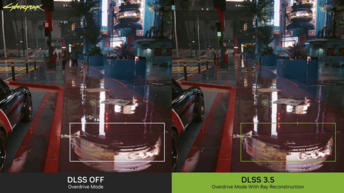 Nvidia showcases DLSS 3.5 in Cyberpunk 2077