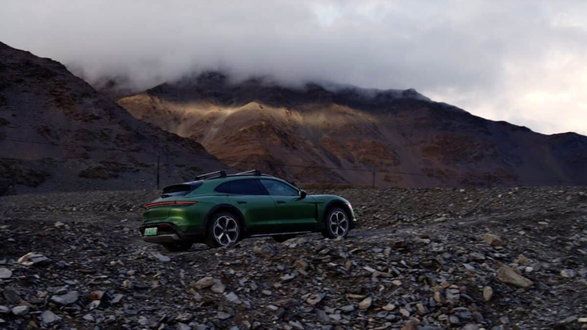 Porsche Taycan sets altitude difference record