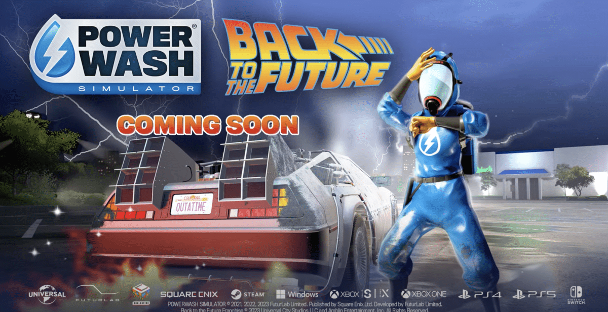 PowerWash Simulator Back to the Future Special Pack