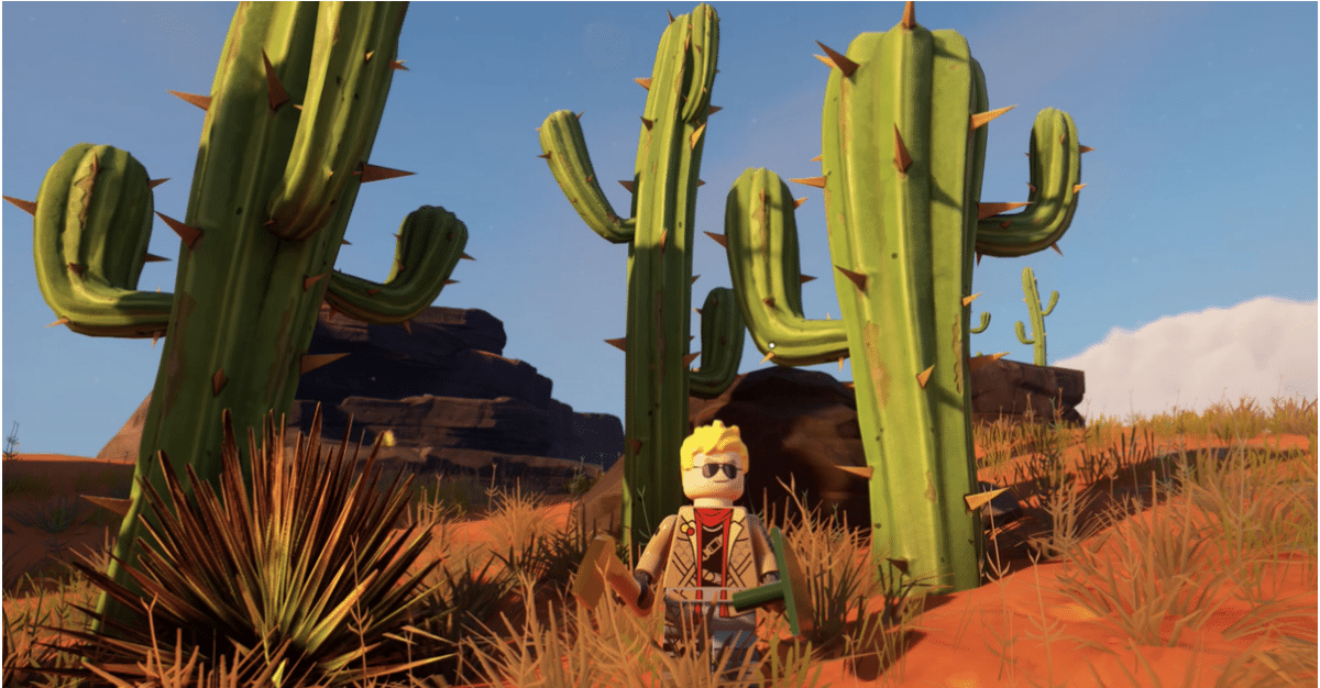 How to Cut Down Cactus in LEGO Fortnite