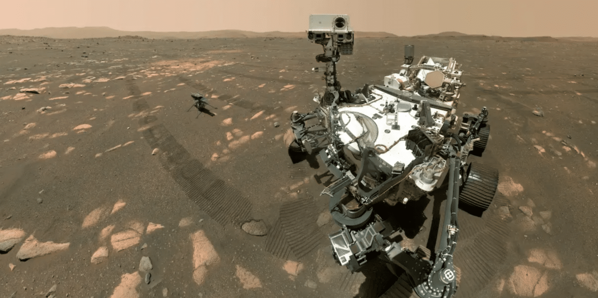 the Mars rover Perseverance