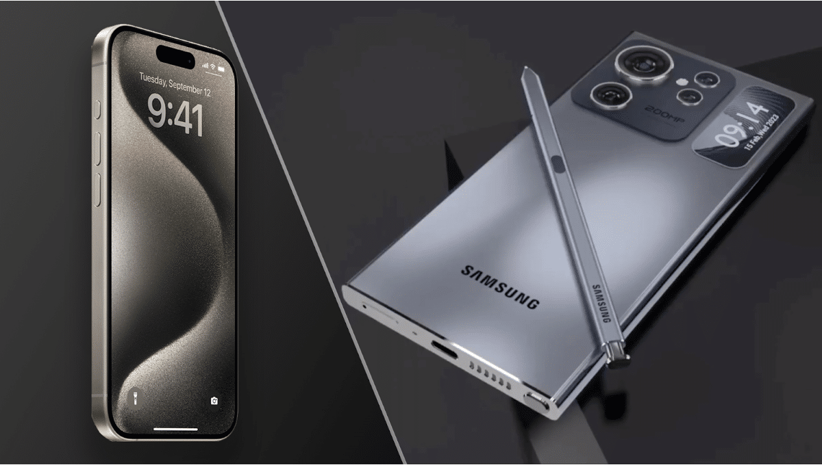 iPhone 15 Pro Max vs The Samsung Galaxy S24 Ultra